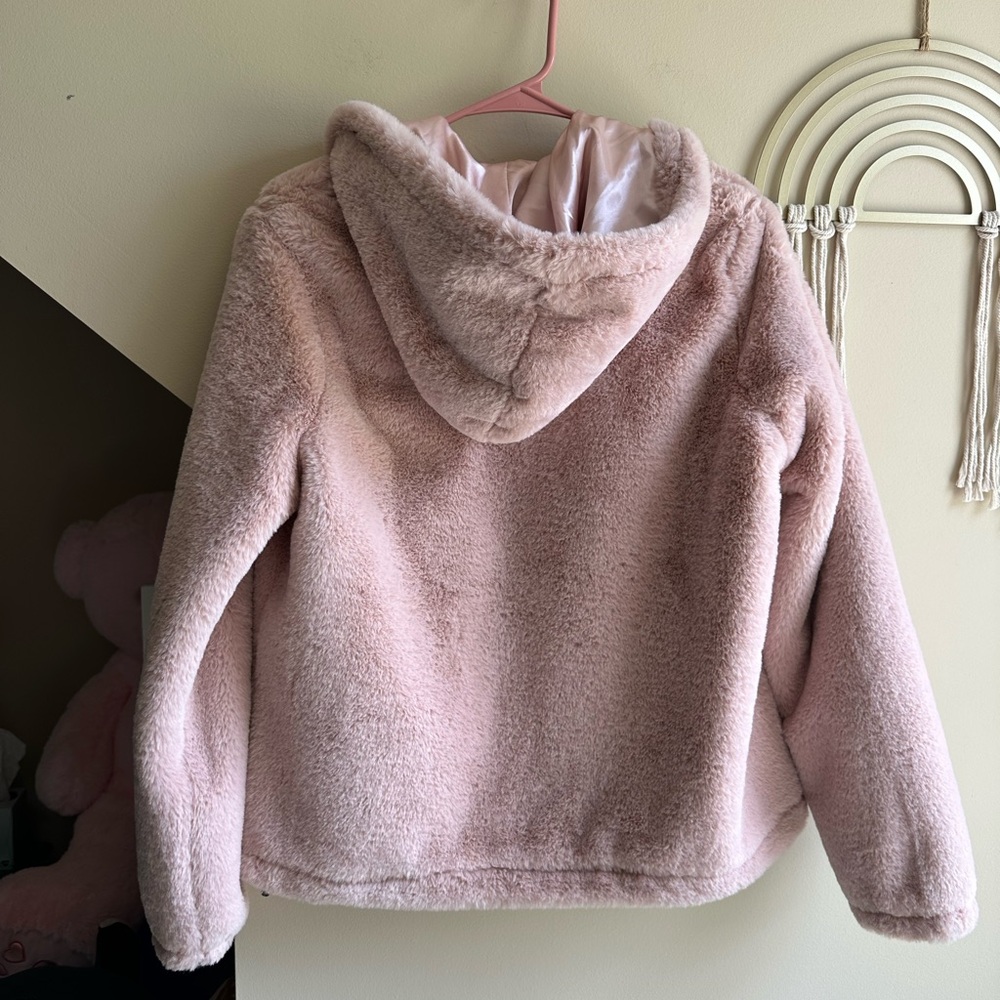 Jou Jou Soft Blush Pink Bomber Jacket - Picture 9 of 9